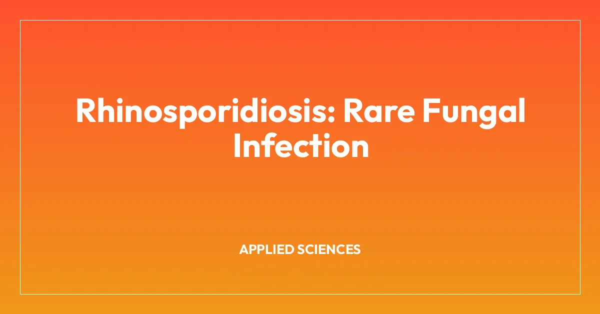 Rhinosporidiosis: Rare Fungal Infection